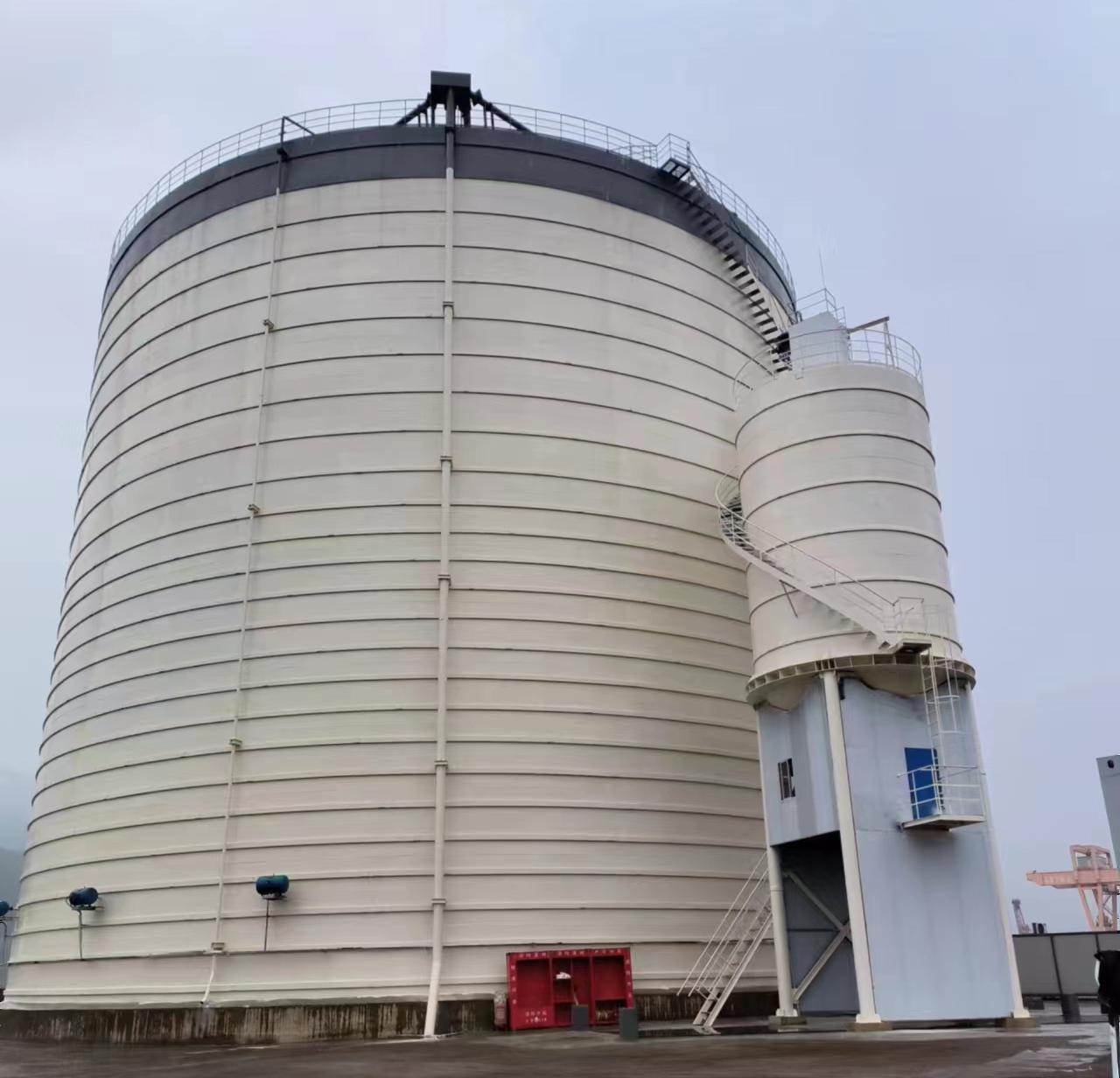 禹会10万吨水泥钢板库